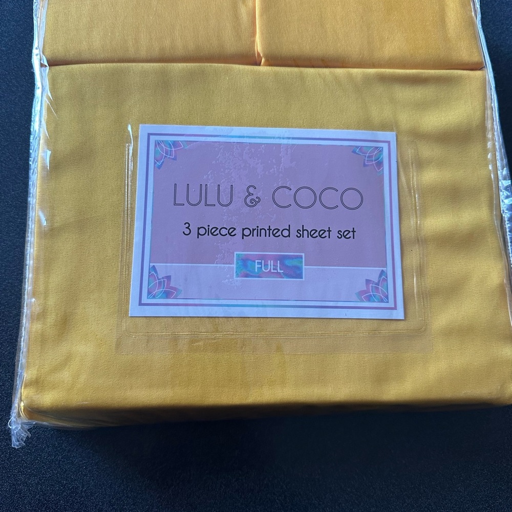 Yellow Sheet Set - Full